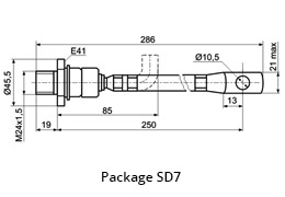 Розміри діодів cилових Д371-250