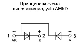 Принципова схема модулів AMKD
