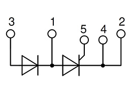 Тиристорно-діодний модуль MCD132-18IO1 схема