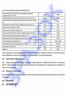 Технічний паспорт