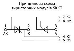 Принципова схема модулів SKKT