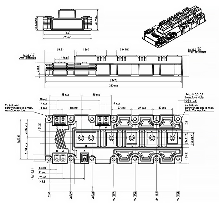 розміри SKM1200MLI12TE4