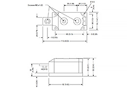 Корпус тиристорного модуля VS-VSKT170-04PBF