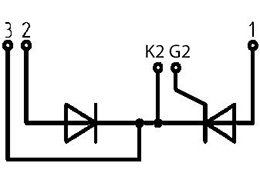 Тиристорно-діодний модуль МД/Т4-740-24-D