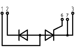 Тиристорно-діодний модуль МД/Т5-200-28-C1