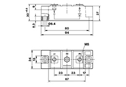 Діодний модуль SKKE 290F06