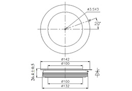 Розміри Y100KPC