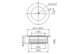 Розміри Y45KPC