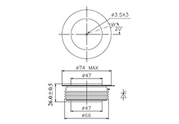Розміри Y50KPC